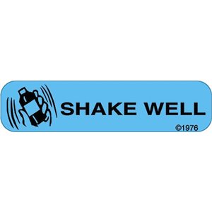 Label "Shake Well"