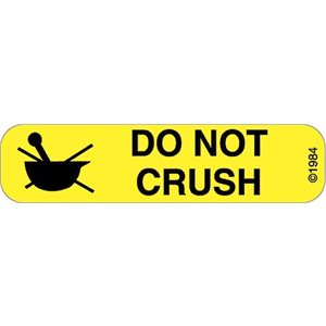 Label "Do Not Crush"