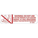 Label "Do Not Use if Pregnant or plan to become,…"