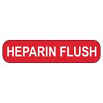  Heparin Flush Labels