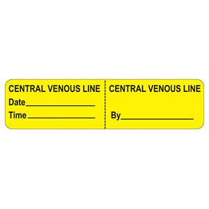 Label: Central Venous Line