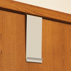 Door Hanger, Aluminum, Grey