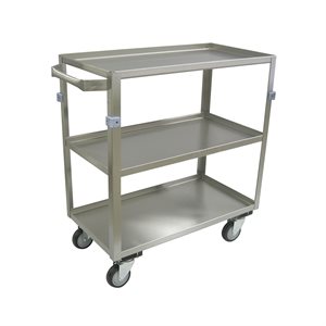  Stainless Steel Cart, 3-Shelf