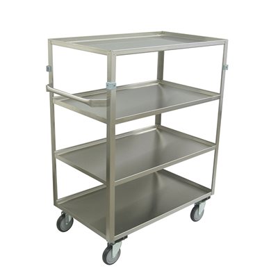 Stainless Steel Cart, 4-Shelf