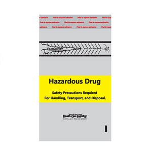 Hazardous Drug Leakproof Bags, 6x9, 100 / pk