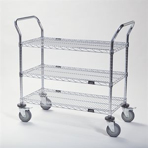 Heavy-Duty Cart, 3-Shelf