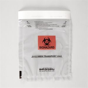 Biohazard Transport Bag Leak Tight 6x9 Pk / 100