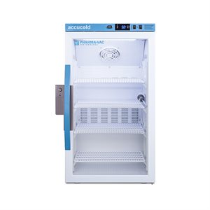 Accucold™ Pharma-Vac Freestanding Glass Door Refrigerator, 3 cu. ft.
