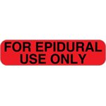 For Epidural Use Only Labels