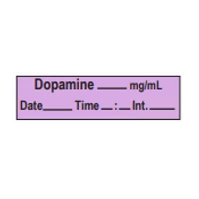 Label Tape: Dopamine___mg / ml