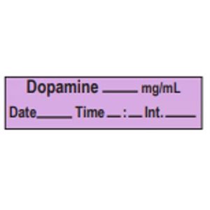 Label Tape: Dopamine___mg / ml