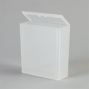  Flip Top Boxes, Clear, 104 Dram