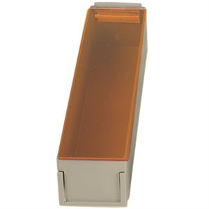 Unit Dose Bin #5305 with Amber Lid, 3x3x12