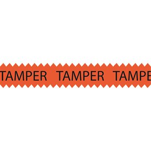 Tamper Tape, Orange