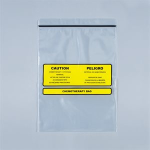 Chemotherapy Disposal Bags, 9 x 12"