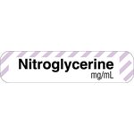 Label "Nitroglycerine mg / mL"