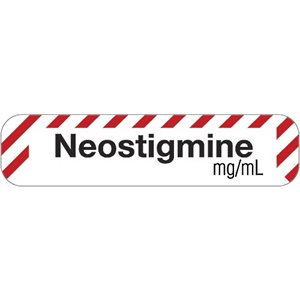 Label "Neostigmine mg / mL"
