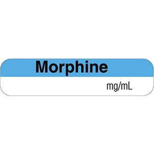 Label "Morphine mg / mL"
