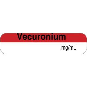 Label "Vecuronium mg / mL"