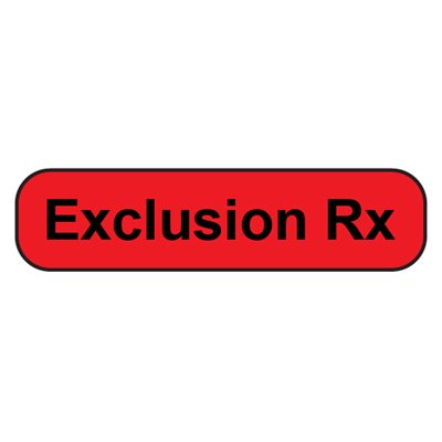 Label: Exclusion Rx