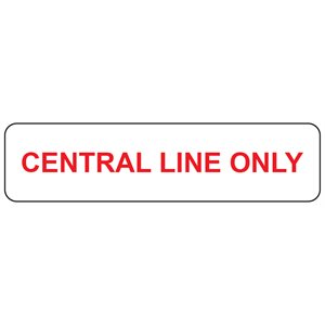 Label: Central Line Only