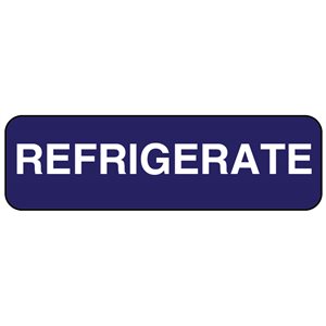 Label: Refrigerate