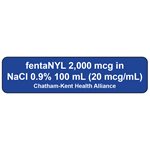 Label: fentaNYL 2,000 mcg in NaCl
