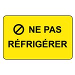 Label: Ne Pas Refrigerer