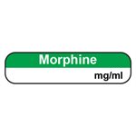 Label: Morphine mg / ml