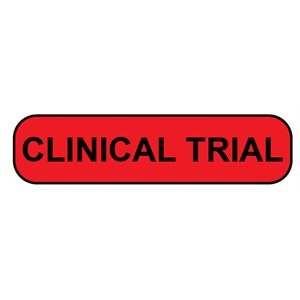 Label: Clinical trial