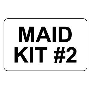 Label: Maid kit #2