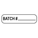 Label: Batch # ___