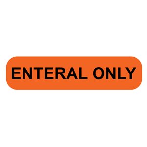 Label: Enteral Only