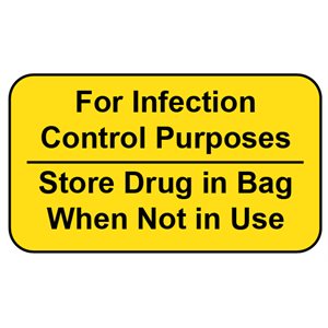 Label: For Infection Control Purposes