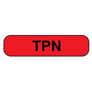Label "TPN" Black Ink / Red