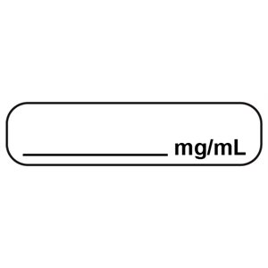Label: ___ mg / mL