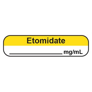 Label: Etomidate ___mg / mL