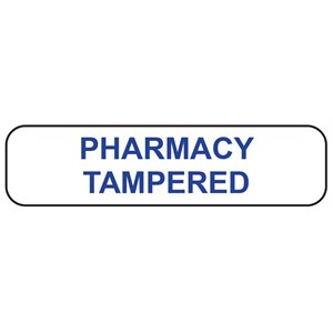 Label: Pharmacy Tampered
