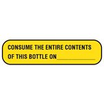 Label: Consume the Entire Contents of this Bottle On_____