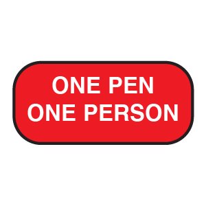 Label: One Pen One Person