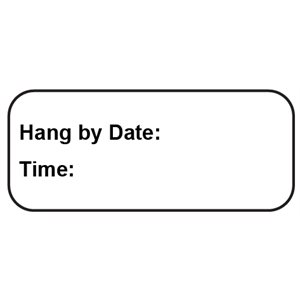 Label: Hang by Date: Time: