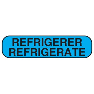 Label: Refrigere Refrigerate