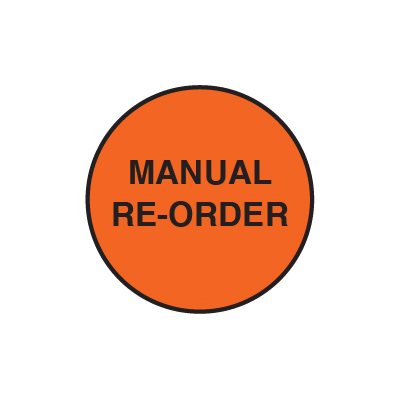 Label: Manual Re-Order