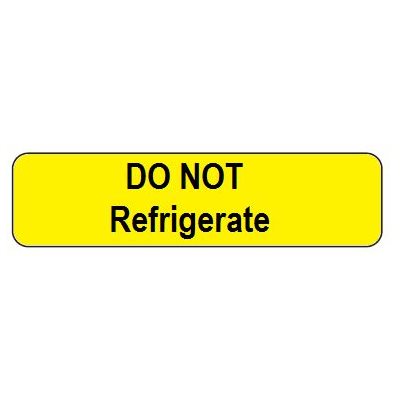 Label: Do Not Refrigerate