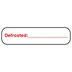 Label: Defrosted:____
