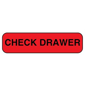Label: Check Drawer