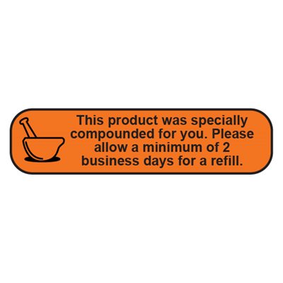 Label: This Product was Specially Compounded for You...