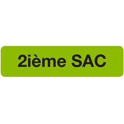 Label: 2ième SAC
