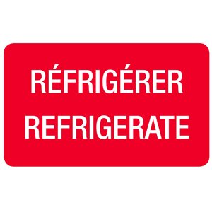 Label: Refrigerer Refrigerate