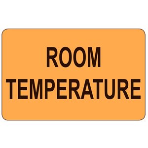 Label: Room temperature